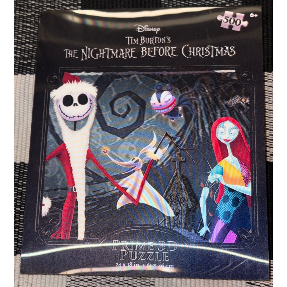 NEW Disney Nightmare Before Christmas 500pc‎ Prime 3D Puzzle